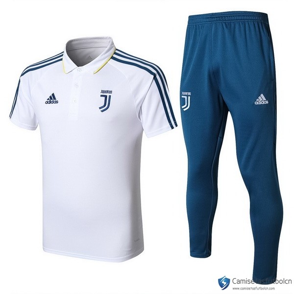 Polo Juventus Conjunto Completo 2017-18 Blanco